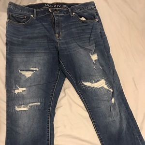 Ava & Viv Jeans - Ava & Viv Distressed Skinny Jeans Ava & Viv Jeans - Ava & Viv Distressed Skinny Jeans